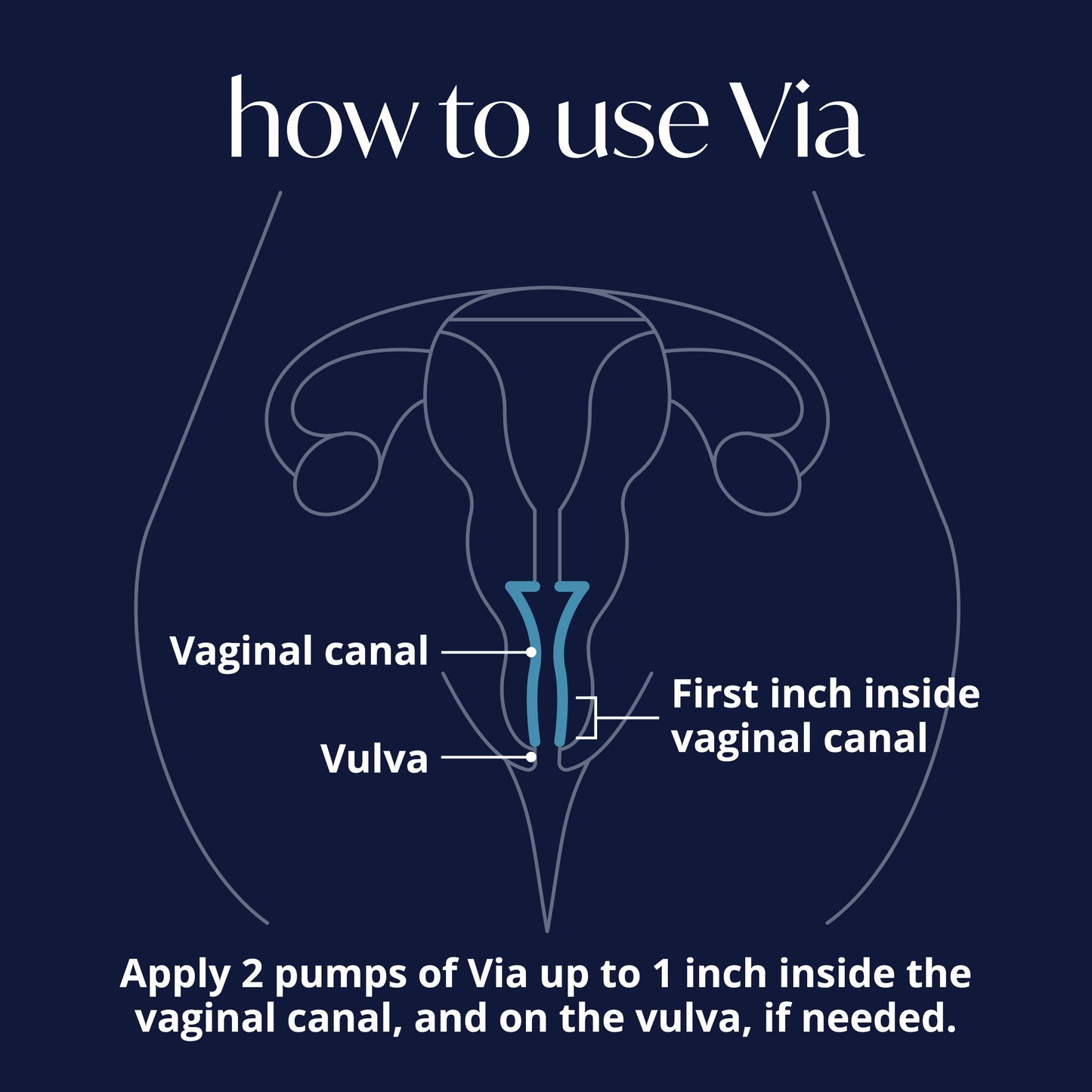 Via by Solv Wellness Vaginal Moisturizer Cream for Women, Non-Hormonal, Water-Based, Made with Hyaluronic Acid, Vitamins, Peptides, Jojoba Oil, 30 ml Solv Wellness buy supplements Au