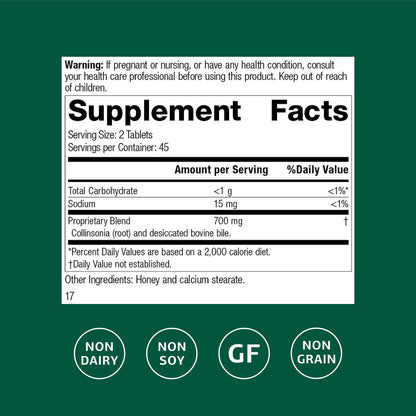 Standard Process Inc. Cholacol - Gallbladder Support Supplement - Fat Digestion Supplement for Digestive Health & Bile Support