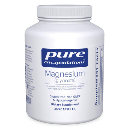 Pure Encapsulations Magnesium (Glycinate) - Supplement to Support Stress Relief, Sleep, Heart Health, Nerves, Muscles, and Metabolism