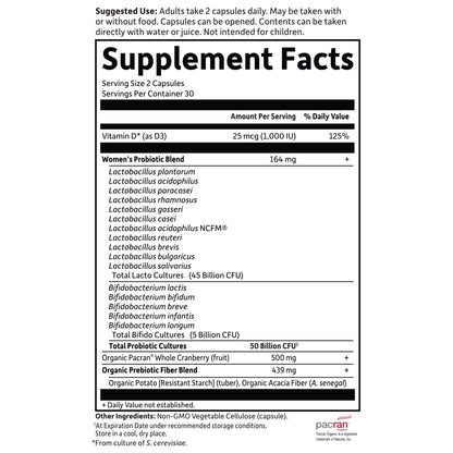 Garden of Life Dr. Formulated Probiotics Urinary Tract+ - 50 Billion CFU - Supports Digestive, Immune & Urinary Tract Health
