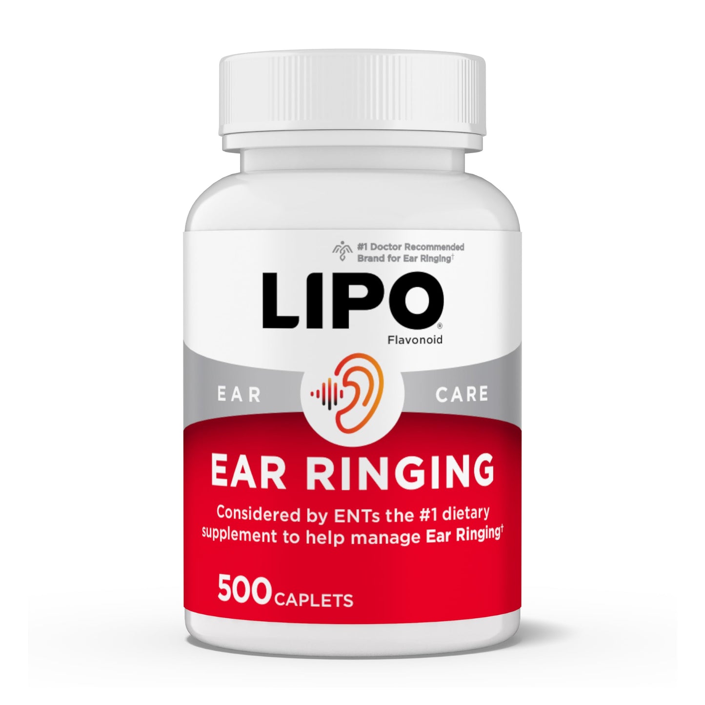 Lipo Flavonoid Ear Ringing - Doctor-Recommended for Ringing Ears – Clinically Proven Lemon Bioflavonoid Complex with Vitamins C, B1, B2, B6, B12,