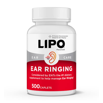 Lipo Flavonoid Ear Ringing - Doctor-Recommended for Ringing Ears – Clinically Proven Lemon Bioflavonoid Complex with Vitamins C, B1, B2, B6, B12,