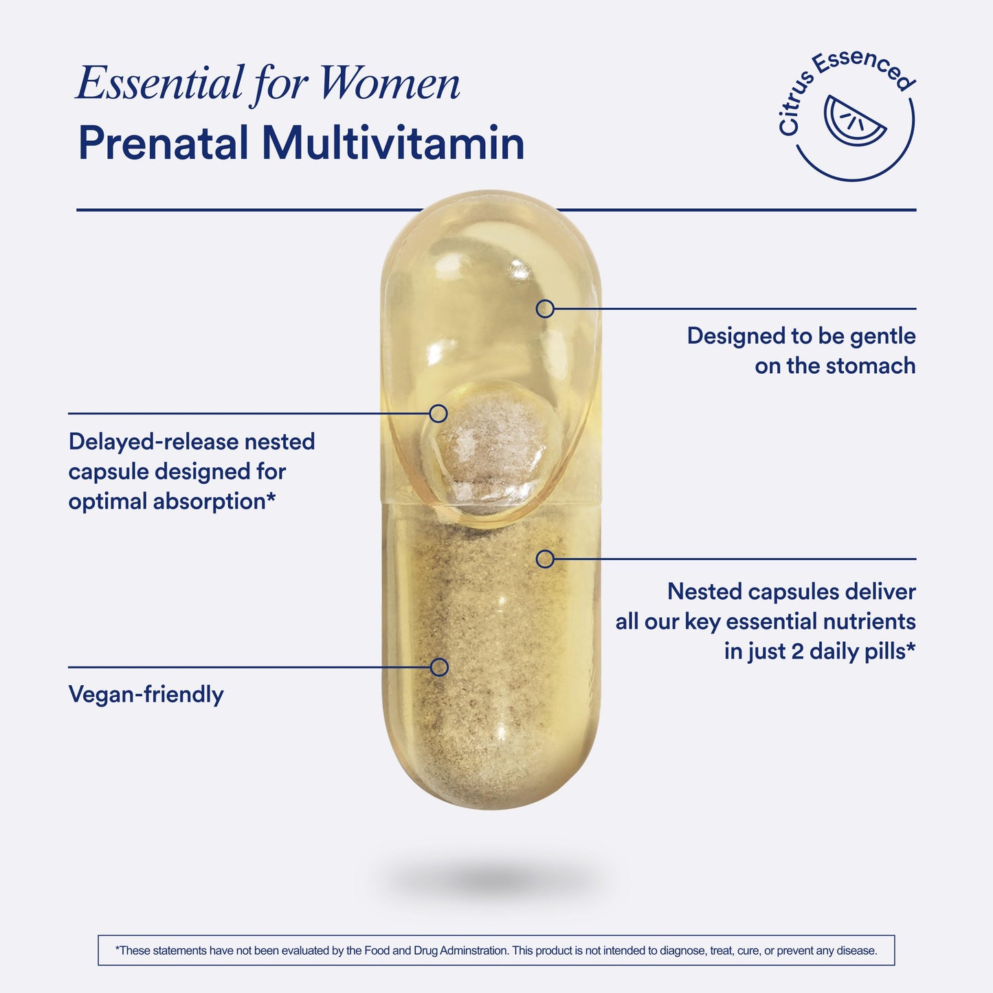 Ritual Prenatal Multivitamin For Women - Key Essential Vitamins and Minerals To Support Mom and Baby During Pregnancy* - Folate, Choline, Omega-3 DHA