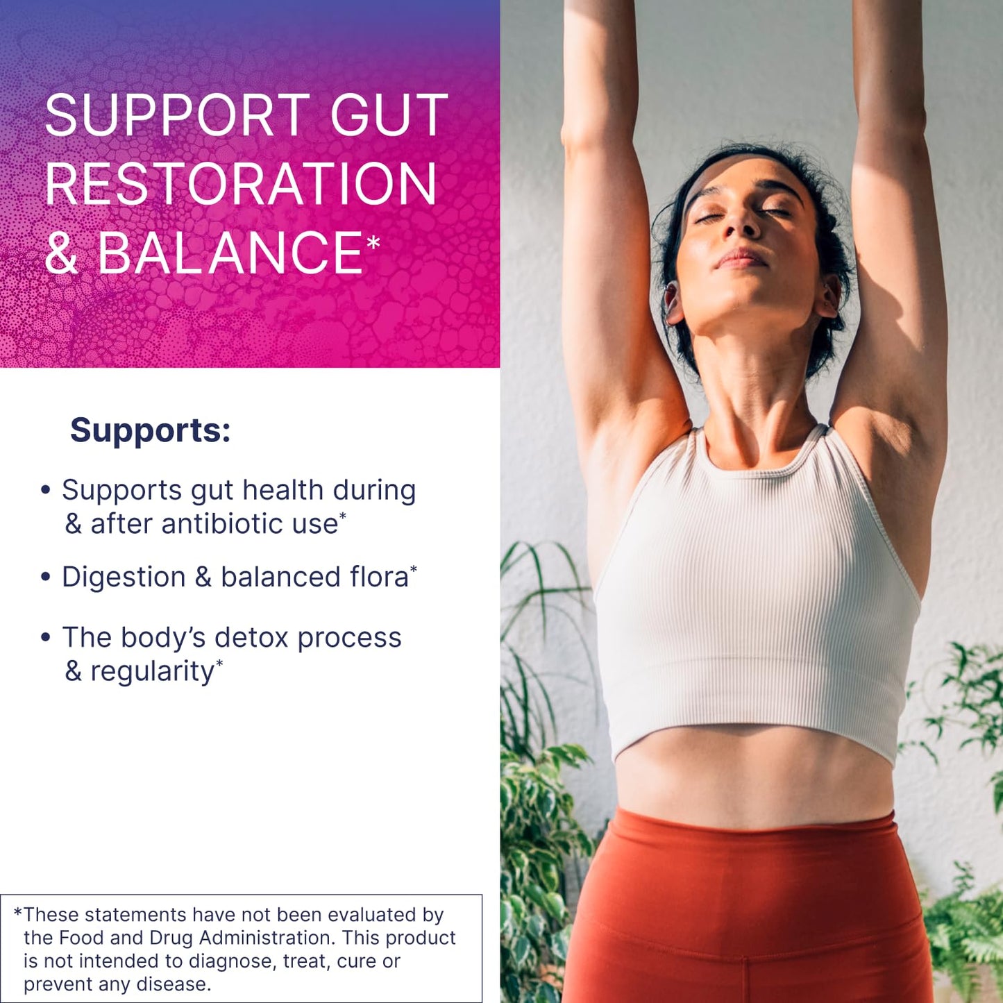 Microbiome Labs RestorFlora - Men's & Women's Probiotics for Digestive Health & Gut Reset - Spore Based Saccharomyces Boulardii Probiotics