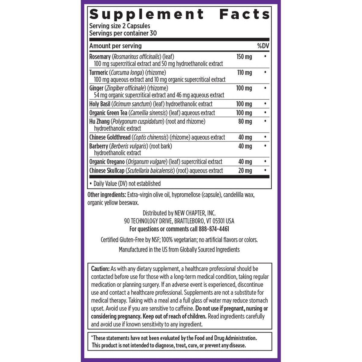 New Chapter Zyflamend™ Joint Supplement & Herbal Pain Relief – 10-in-1 Superfood Blend with Turmeric, Ginger & Green Tea - for Healthy Inflammation Response, Mobility & Flexibility, 60 Capsules New ChapterBuy Supplements Australia