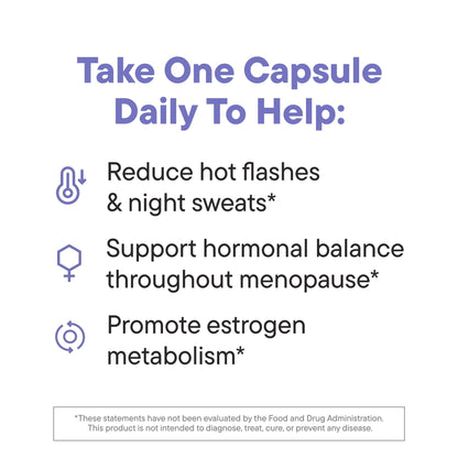 Daily Nouri Menopause Probiotics for Women | Hormonal Balance, Hot Flashes, Night Sweats & Gut Health | 3 Clinically Studied Strains