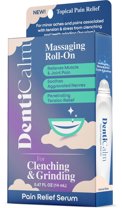 nfuse DentiCalm Soothing Pain Relief for Teeth Grinding and Jaw Clenching (Bruxism), for Jaw, Head and Neck Pain, Stiffness and Tension, Nightguard Discomfort Relief, 0.47 OZ nfuseBuy Supplements Australia