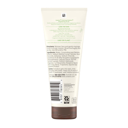 Aveeno Positively Radiant Skin Brightening Daily Facial Scrub with Moisture-Rich Soy Extract