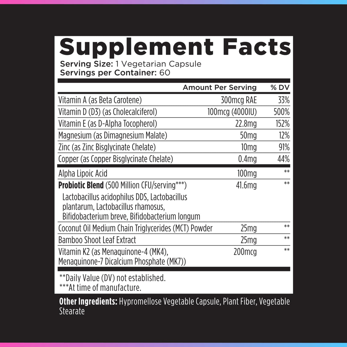 Livingood Daily Vitamin D3 K2 4000 IU Supplement, 9-in-1 Dietary Supplement for Immune Support - Made with Vitamins D, A, E, K2, Zinc, Magnesium & Probiotic Blend for Maximum Absorption - 60 Capsules Livingood Daily buy supplements Au