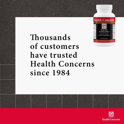 Health Concerns Isatis Cooling – Immune & Inflammation Support – Gut Health, Intestinal Relief, Urinary Tract Cleanse, Heat Clearing & Detox – Chinese Herbal Supplement for Men & Women – 90 Capsules Health ConcernsBuy Supplements Australia