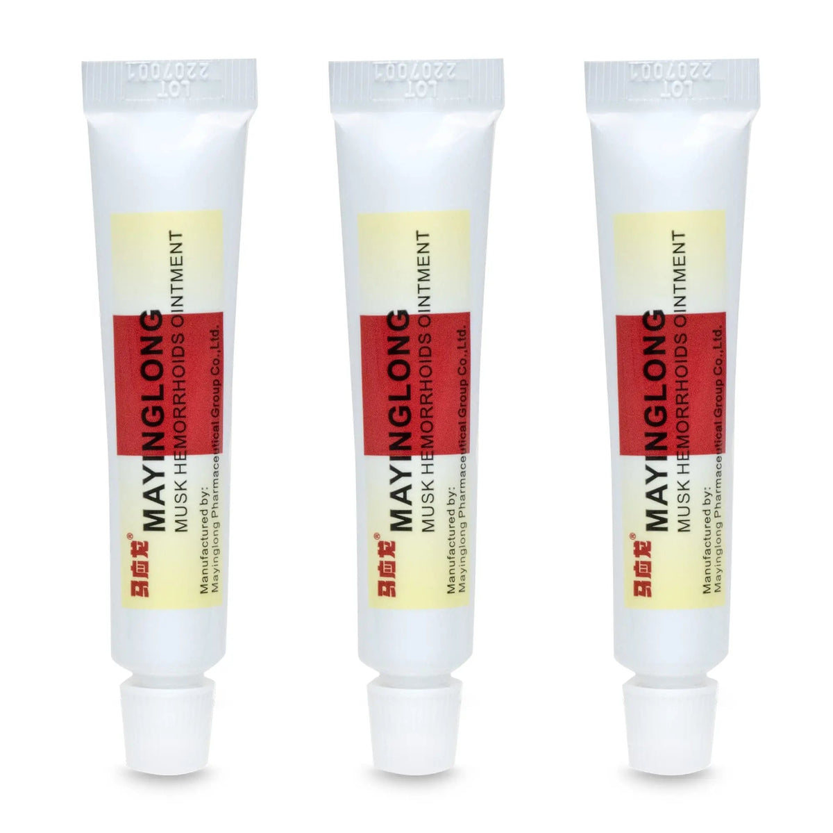 Mayinglong Musk Hemorrhoids Ointment (3 x 10g Tubes), 30g - Maximum Strength Formula for Hemorrhoidal Fast Relief, Soothes Itching, Burning & Discomfort - Fast-Acting Treatment to Shrink Swelling MayinglongBuy Supplements Australia