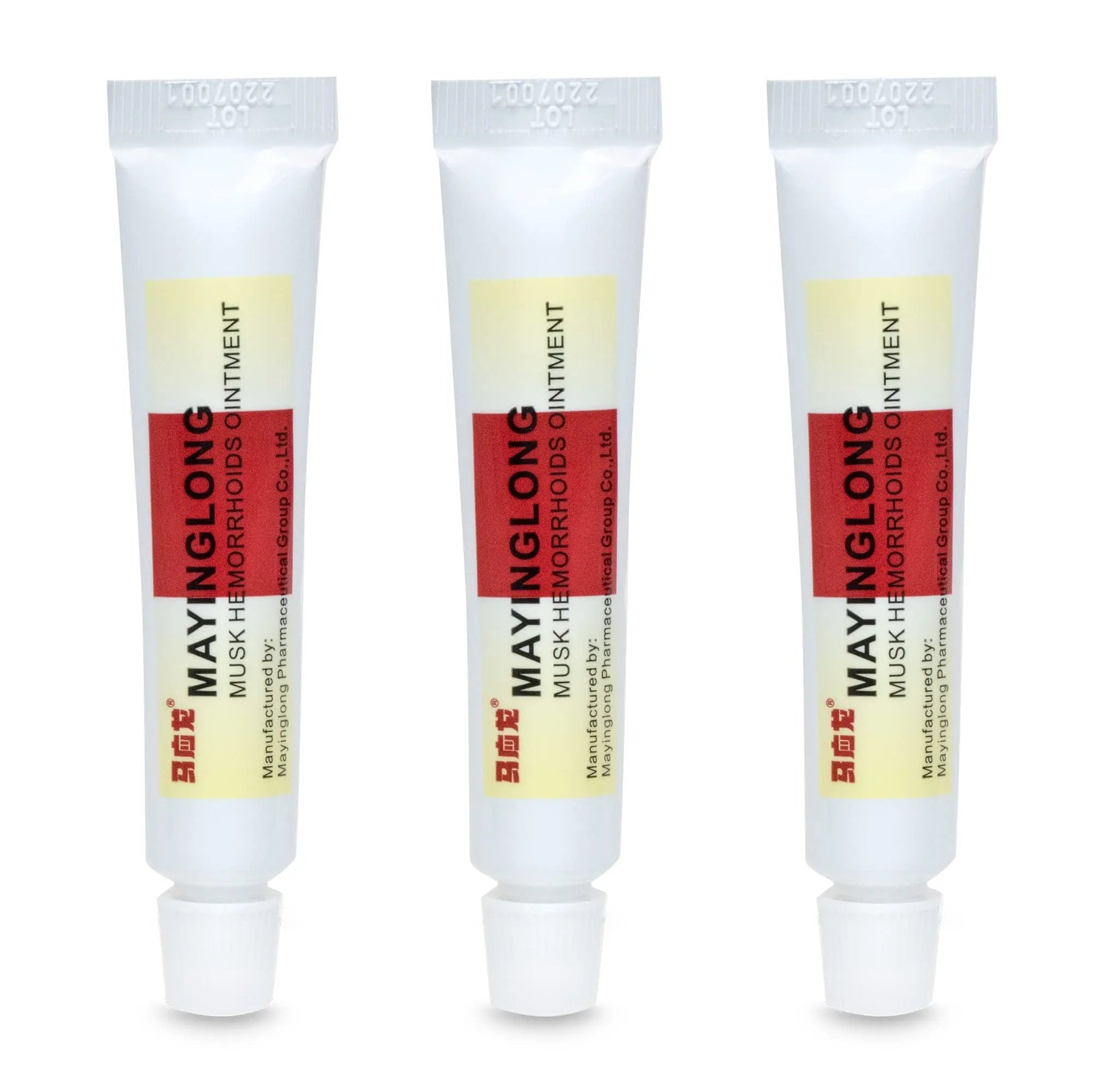 Mayinglong Musk Hemorrhoids Ointment (3 x 10g Tubes), 30g - Maximum Strength Formula for Hemorrhoidal Fast Relief, Soothes Itching, Burning & Discomfort - Fast-Acting Treatment to Shrink Swelling MayinglongBuy Supplements Australia