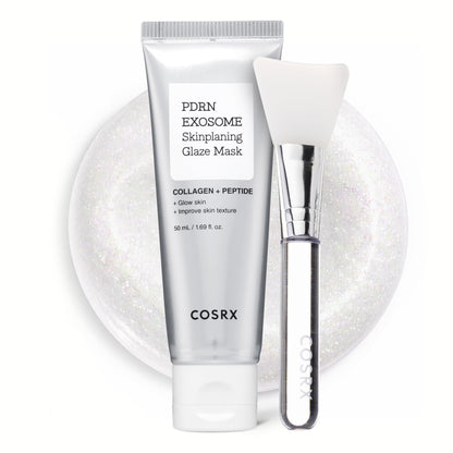 COSRX PDRN EXOSOME Glaze Wrapping Mask with SALMON DNA PDRN, Easy Peel-Off Overnight Mask for Glass Skin, Firmness