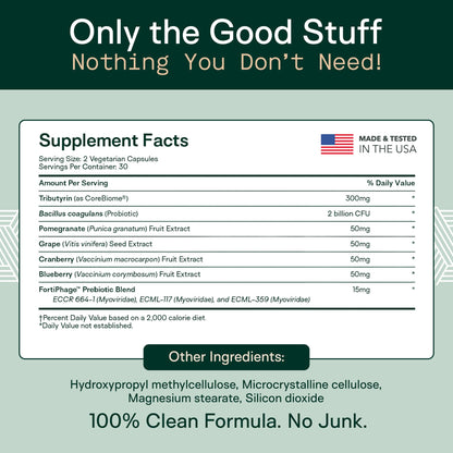 Adapt Naturals 4-in-1 Biome Protect Prebiotics, Probiotics Supplement Postbiotics & Polyphenols for Microbiome, Gut Health & Defense