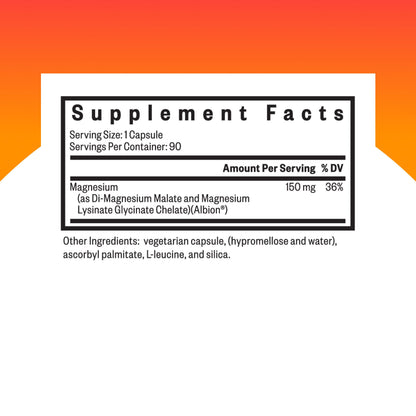 Seeking Health Optimal Magnesium - Mineral Supplement Aids Optimal Magnesium Absorption - Bioavailable Forms of Magnesium for Energy,