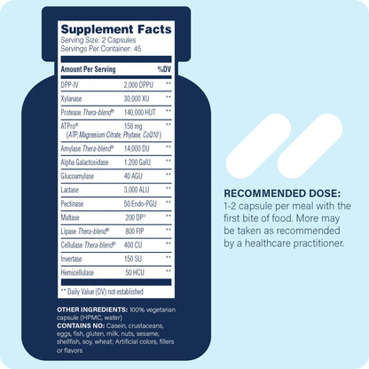Enzyme Science Intolerance Complex, 90 Capsules Comprehensive Support for Common Digestive Sensitivities Gluten, Casein, Phenol Sensitivities