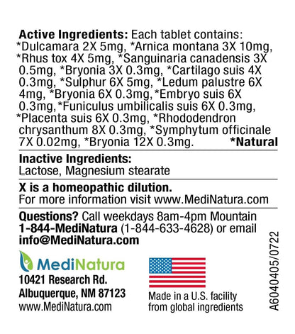 MediNatura Plant-Powered Pet Pain Relief Bundle T-Relief Pet Pain Tablets (90) + T-Relief Pet Arthritis (90) 12 Plant-Based Homeopathic Pain Relievers with Arnica - Support for Muscles, Joints + HIPS MediNaturaBuy Supplements Australia