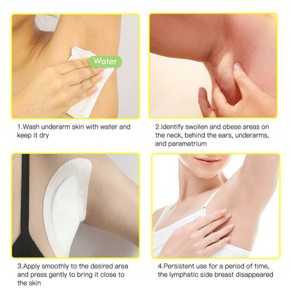 BXQJRJ 24Pcs/Box Herbal Lymph Nodes Patch,Lymphatic Drainage Patch/Patches,Herbal Lymphatic Drainage Care Patch,Neck Lymph Nodes Patch, Lymphatic Massage for Men and Women BXQJRJ buy supplements Au