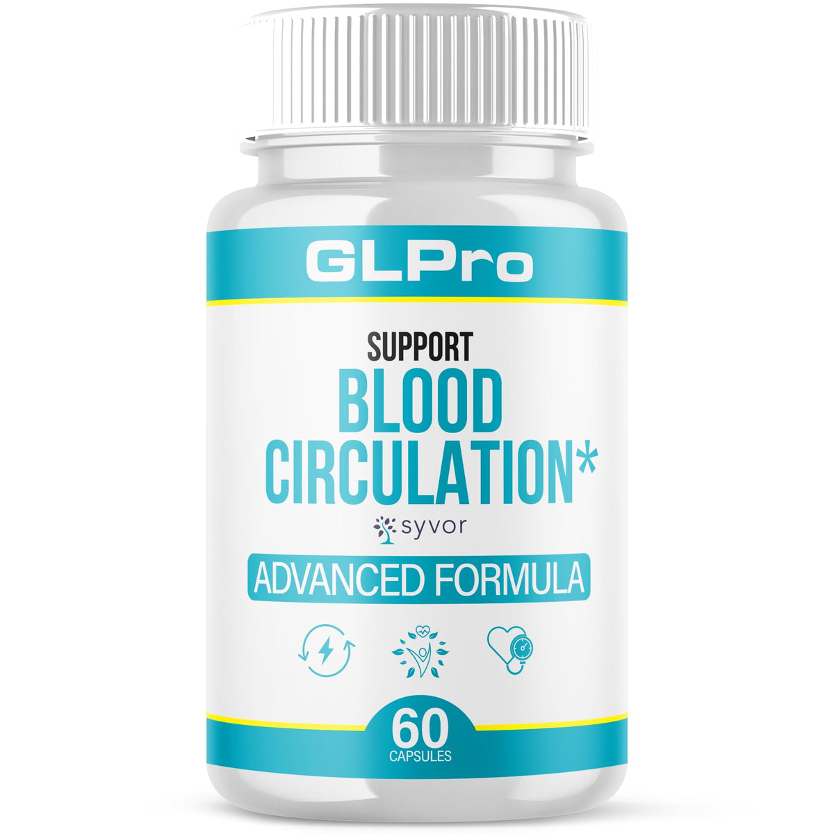 GLPro Blood Capsules, Official GLPro Blood Health Support Pills with All Natural Ingredients, Advanced Formula Supplement with Maximum Strength Premium Vitamins for Women and Men (60 Capsules) SyvorBuy Supplements Australia