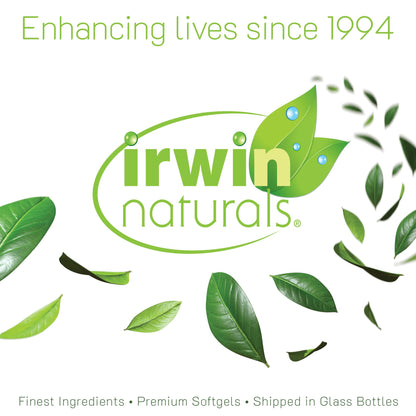 Irwin Naturals Men's Living Green Liquid-Gel Multi - 70 Essential Nutrients, Full-Spectrum Vitamin Supplements for Men, Wholefood Blend - Promotes Brain & Adrenal Support - 120 Liquid Soft-Gels Irwin Naturals buy supplements Au