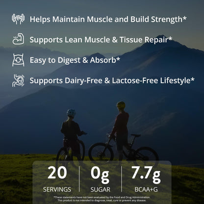 MRM Nutrition Egg White Protein - Sugar Free Vanilla Flavored Powder, 23g Fat-Free Protein with Digestive Enzymes, Free of Dairy, Gluten, and Soy, High Biological Value - 20 Servings