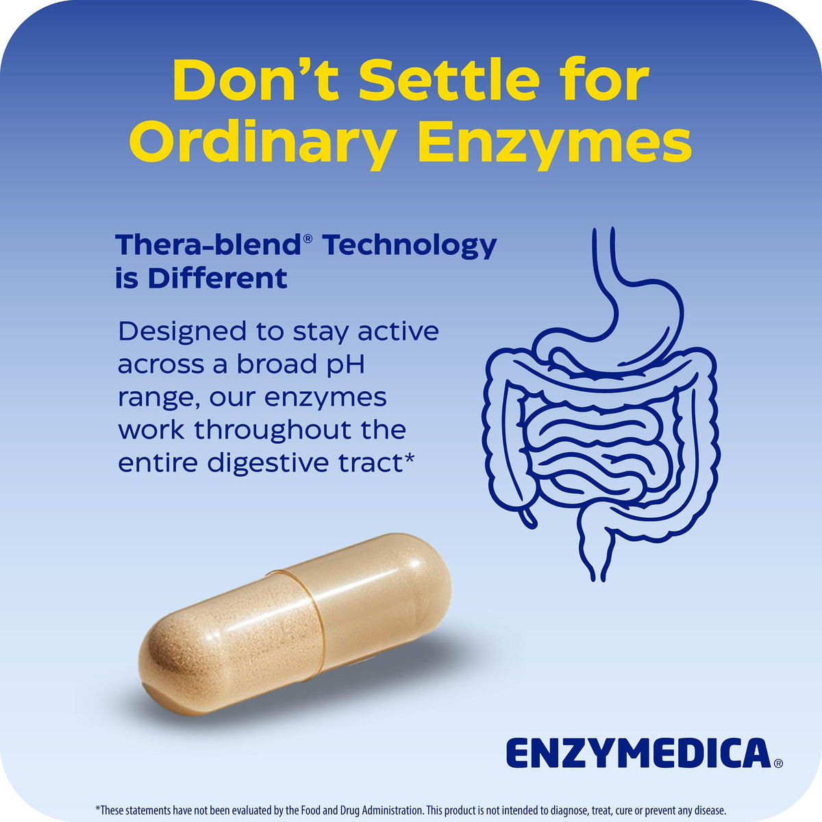 Enzymedica Digest Gold + Probiotics - Digestive Enzyme Supplement for Women & Men, Enzyme and Probiotic Capsules for Digestion, Gut Health Support,