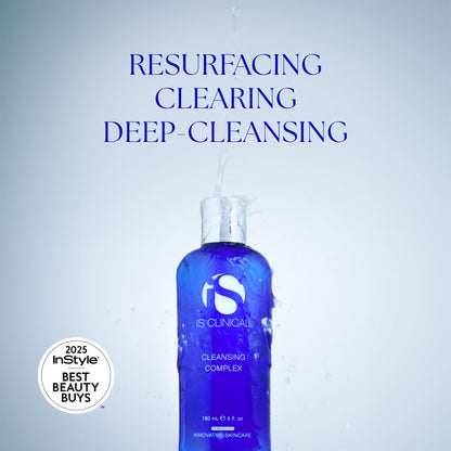 iS CLINICAL Cleansing Complex, 3in1 Gentle deep pore cleanser Face Wash and Makeup remover, Helps blemish-prone skin