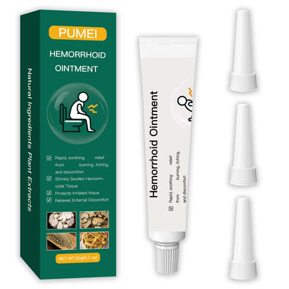 Pumei Hemorrhoid Cream,Herbal Hemorrhoid Ointment,Massage Hemorrhoids Ointment,for Men and Women Herbal Hemorrhoids Cream PumeiBuy Supplements Australia