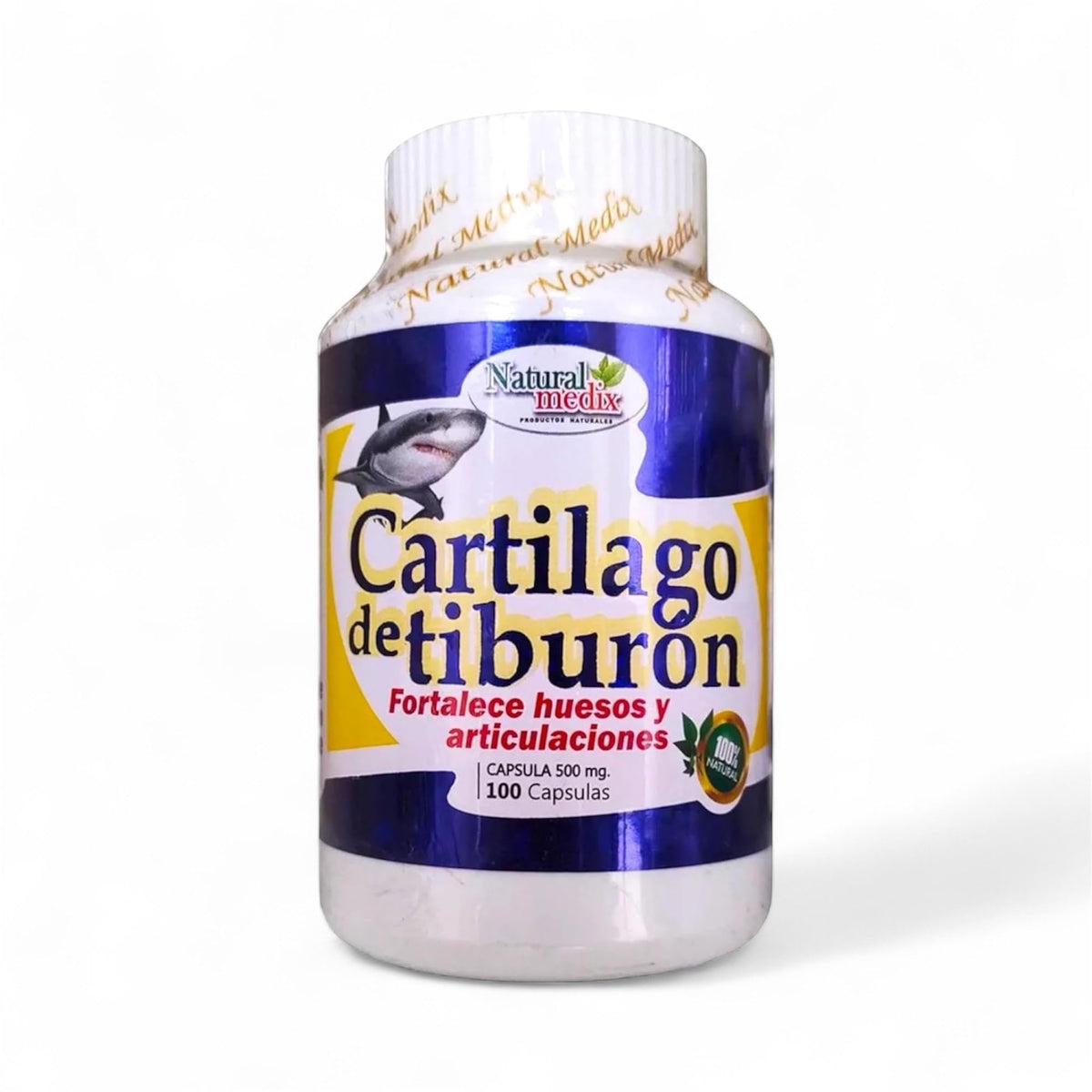 Natural medix Cartilage – Joint Support Supplement with Glucosamine, Collagen & Magnesium – 100 Caps - Cartílago de Tiburon Natural medixBuy Supplements Australia