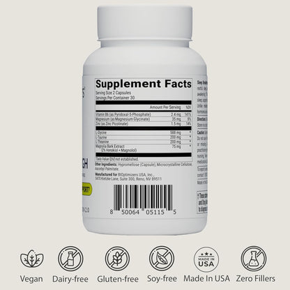BIOptimizers Sleep Breakthrough Capsules - Natural Support Supplement | Calming Relief Aid for Adults