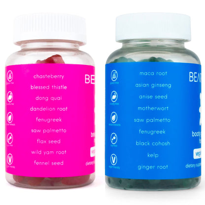 BEARVANA Top & Peach Support Combo Pack Multivitamin Gummies for Women | Includes Herbal Extracts & Essential Vitamins