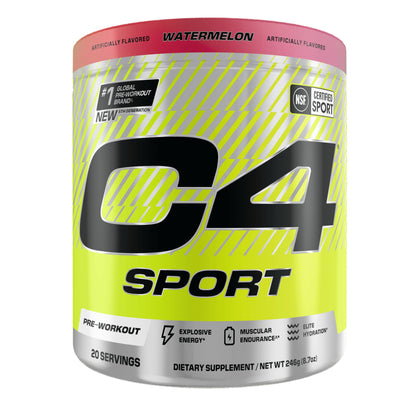 Cellucor C4 Sport Pre Workout Powder - NSF Certified for Sport - Elite Hydration - 200mg Caffeine + Creatine + Beta-Alanine