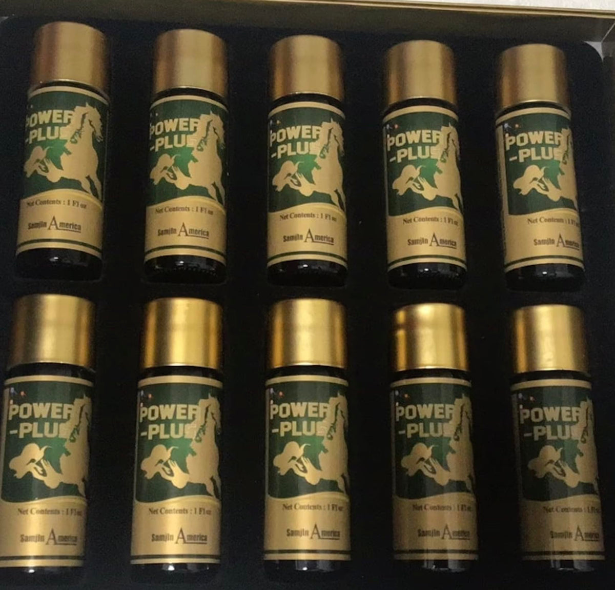 Skydia Power Plus - 10 Bottles Power-Plus Botanical Blend Liquid Supplement (1 FL OZ) Korean Ginseng Extract Ginseng Supplement Natural Men Tonic Ginseng Root Korean Red Ginseng Drops SkydiaBuy Supplements Australia