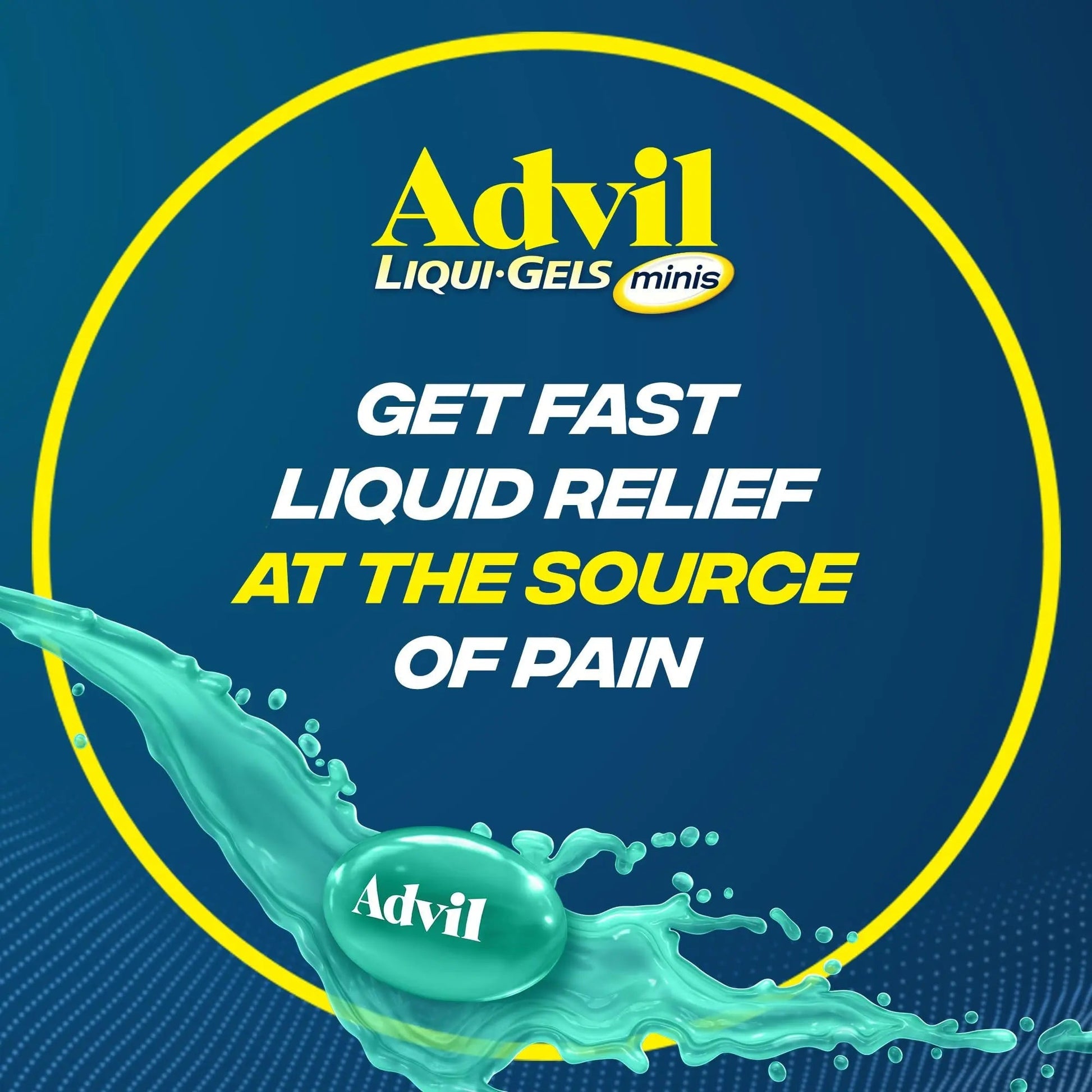 Advil Liqui-Gels Minis Pain Reliever and Fever Reducer, Pain Medicine for Adults with Ibuprofen 200mg for Pain Relief - 160 Liquid Filled Capsules AdvilBuy Supplements Australia