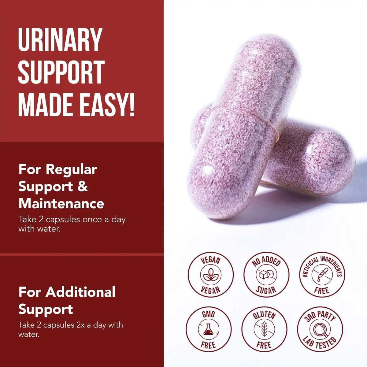 CranEaze®: Cranberry Juice Extract Plus D-Mannose – 36 mg PAC, 100% Soluble PAC - Supports Urinary Tract Health – Most Effective Cranberry Pills for Women, UTI Cranberry Supplement - 60 Capsules Triquetra HealthBuy Supplements Australia