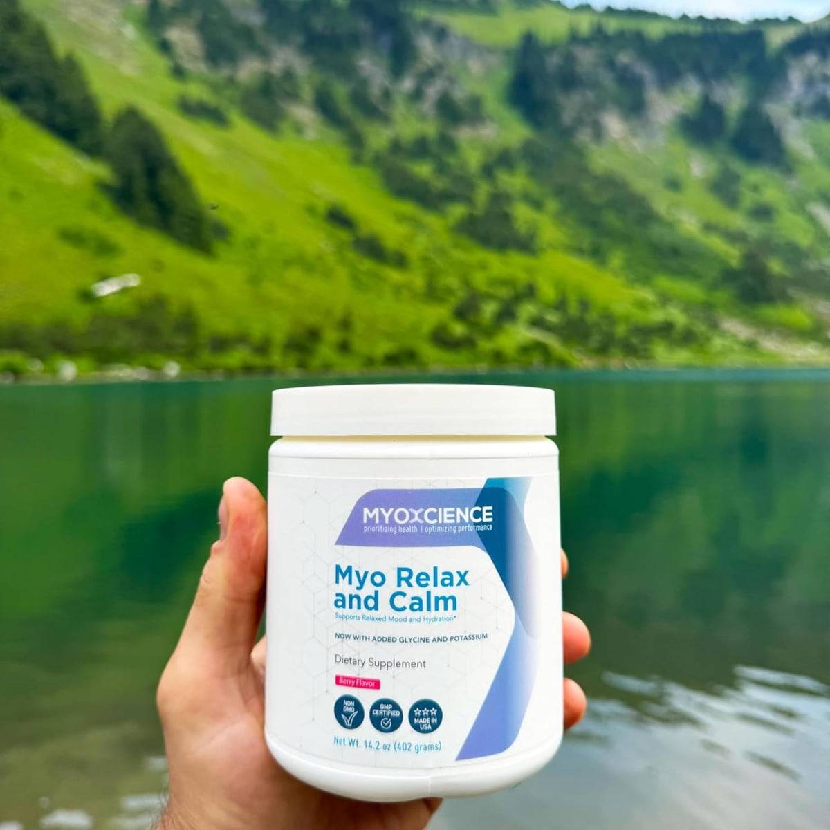 MYOXCIENCE Myo Relax & Calm | Myo-Inositol, L-Theanine, Taurine, Magnesium & GABA | Supports Sleep, Neurotransmitter & Hormone Support (Berry Flavor) (60 Servings) MYOXCIENCE buy supplements Au