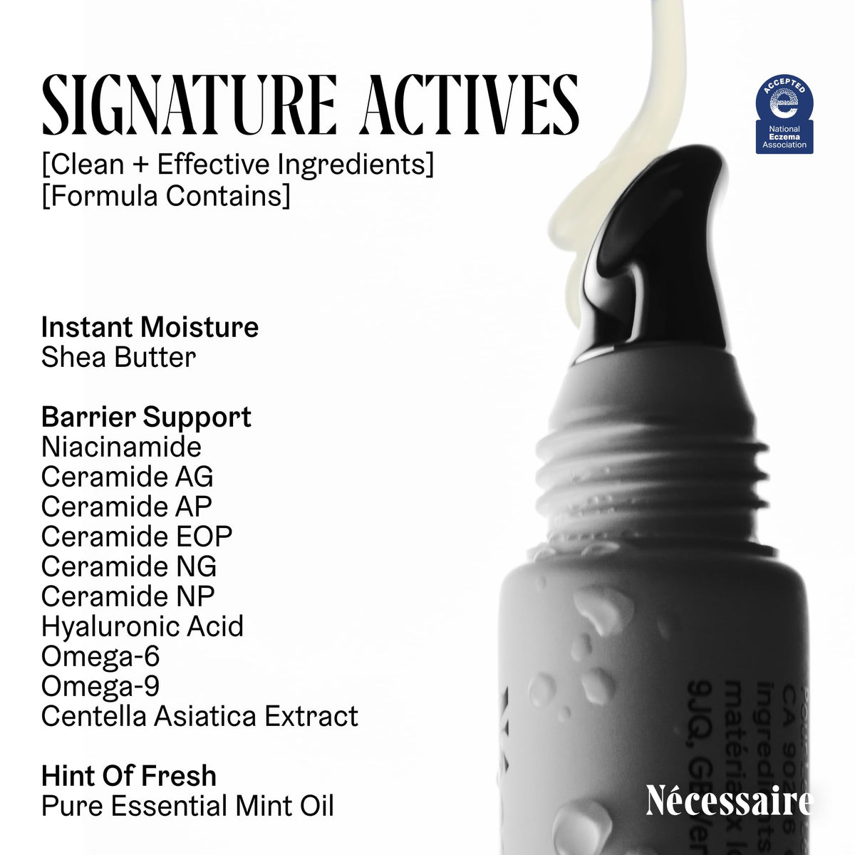 Nécessaire The Lip Balm | Hydrating Hyaluronic Acid Lip Balm for Women and Men, Mint Oil with Niacinamide + Essential Ceramides. Non-Comedogenic Lip Balm for Dry Lips – 15 ml / 0.5 fl oz NécessaireBuy Supplements Australia
