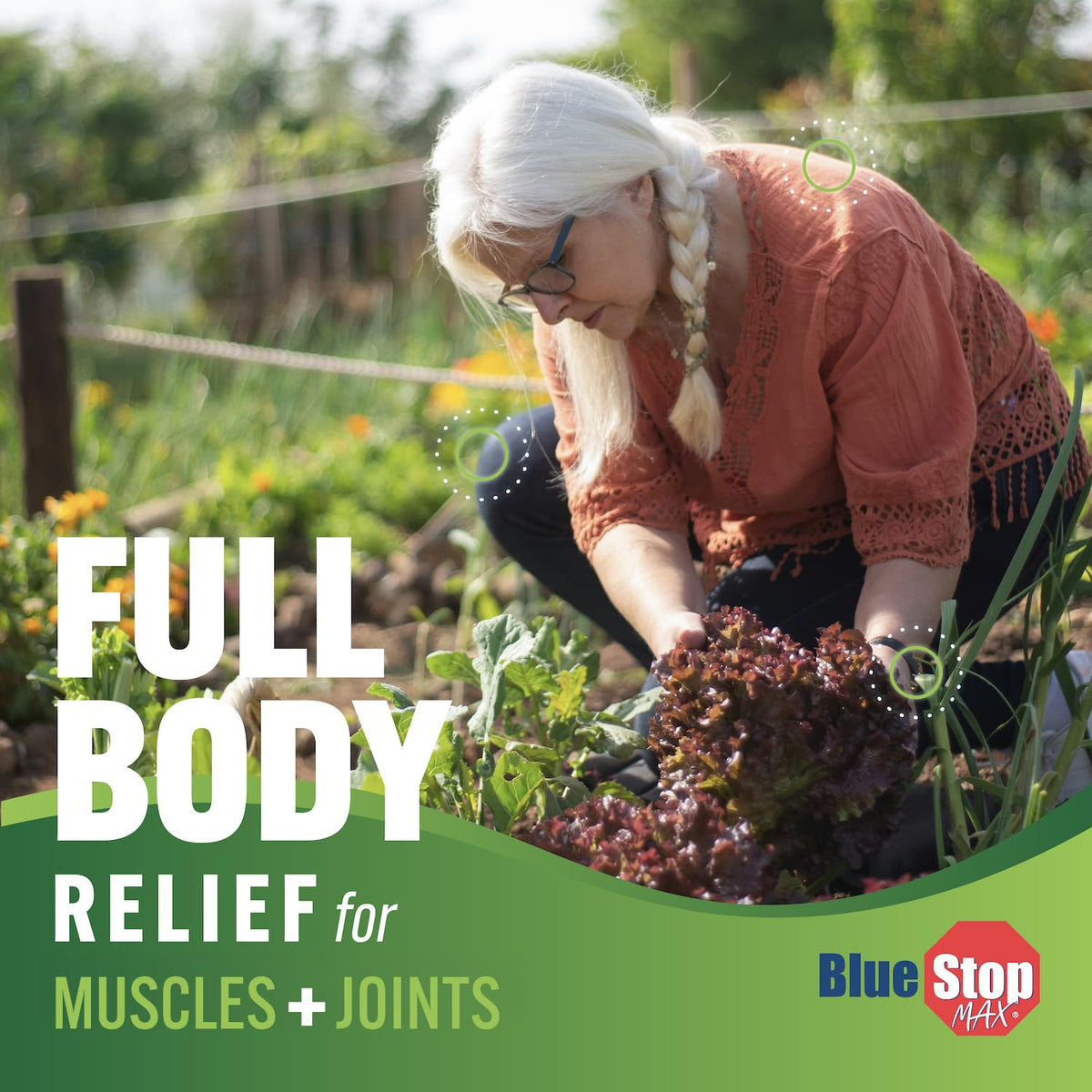 Blue Stop Max Applicator: Fast-Acting Massage Applicator for Sports Cream, Elbow Relief, Performance Roll On for Muscle & Joint Soreness - Convenient Relief for Active Individuals, 1 Pack of 3.4 Oz Blue Stop MaxBuy Supplements Australia