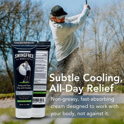 EagleEase – Targeted Joint Support Cream for Golfers & Athletes | Helps Support Elbows & Mobility During & After Play | Fast-Absorbing – 3 oz SwingFree MobilityBuy Supplements Australia