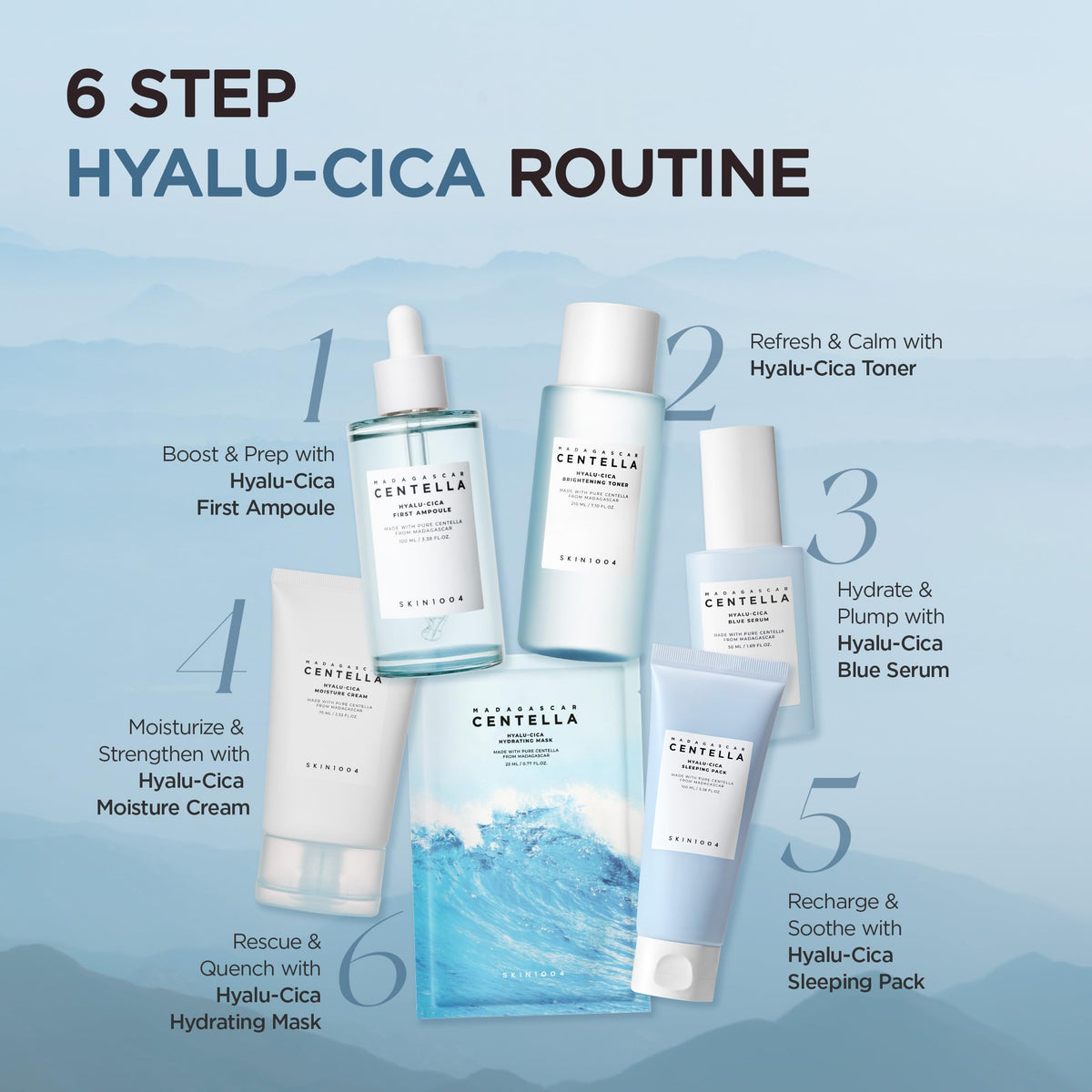 SKIN1004 Hyalu-Cica Moisture Cream, Face Moisturizer with Hyaluronic Acid, Centella Cream for Deep Hydration, Lightweight Nourishing
