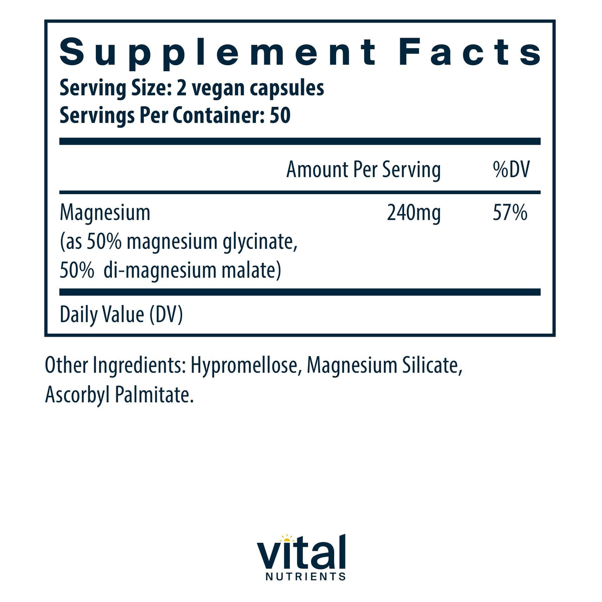 Vital Nutrients Magnesium Glycinate + Malate - 120mg Vegan Magnesium Supplement for Women and Men - Muscle, Heart, Bone Support* - Promotes Relaxation - Gluten, Dairy and Soy Free - 100 Capsules Vital NutrientsBuy Supplements Australia