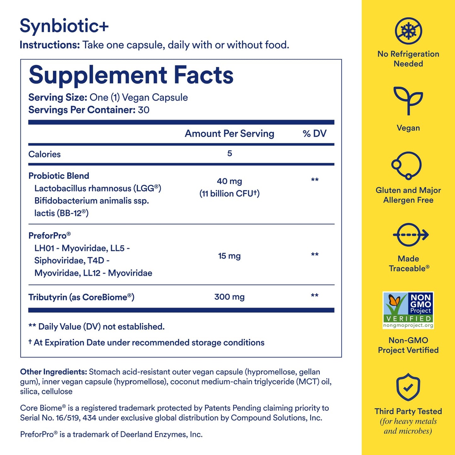 Ritual Synbiotic - Complete 3-in-1 Probiotic, Prebiotic, Postbiotic - for Women and Men - to Support Gut, Digestive Health, Regularity, Bloating