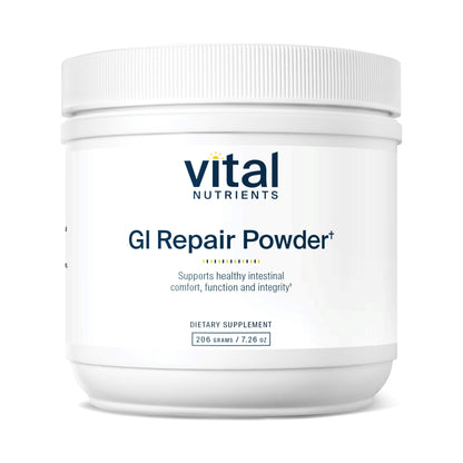 Vital Nutrients GI Repair Powder - Leaky Gut Powder with L Glutamine and Zinc - Digestive Enzyme Supplement to Support Gut Health