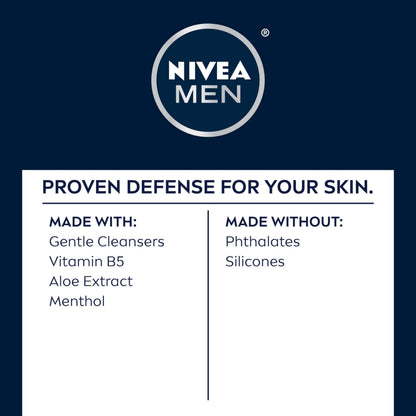 NIVEA MEN Maximum Hydration Face Wash, Face Wash with Provitamin B5 and Aloe Vera