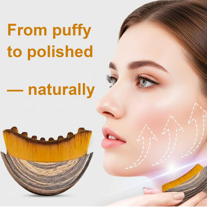 Stainless Steel Gua Sha Tool & Lymphatic Drainage Face Brush Set, TWPER Facial Massage Kit for Jawline Sculpting
