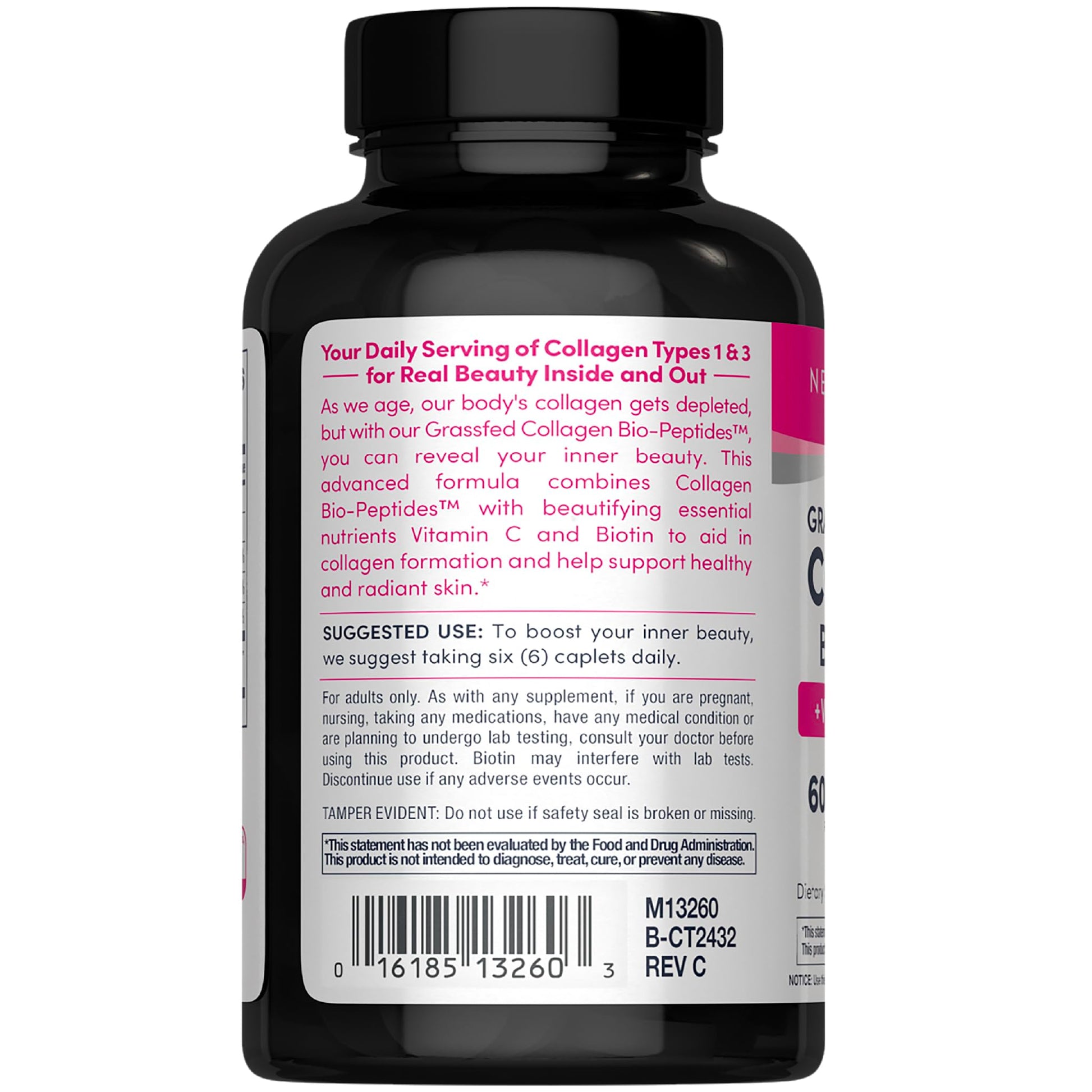 NeoCell Collagen Peptides Pills | 180 Tablets | with Vitamin C and Biotin | Grass Fed Bovine | Hair, Skin, & Nails | for Women and Men NeoCell buy supplements Au