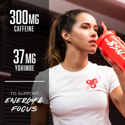 BSN N.O.-XPLODE Vaso Pre Workout Powder with 8g of L-Citrulline and 3.2g Beta-Alanine and Energy, Flavor: Cherry Bomb, 24 Servings