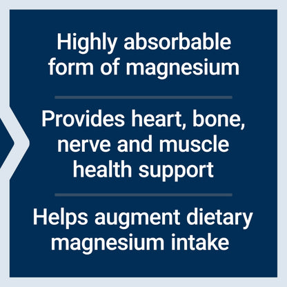 Life Extension Magnesium Glycinate, Heart Health, Bone Health, Nerve and Muscle Support, Highly absorbable, Gluten-Free, Non-GMO, Vegetarian, 90 Capsules Life ExtensionBuy Supplements Australia