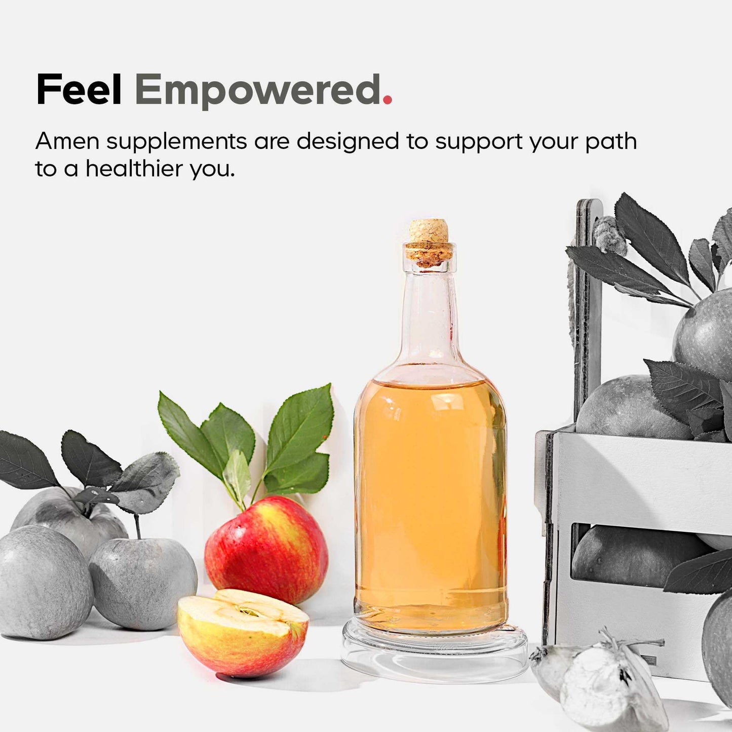 Amen Probiotics Supplement, SBO Probiotic and Organic Prebiotics, 50 Billion CFUs, Shelf Stable, No Refrigeration Required, Flora Daily Probiotic Formula for Women & Men
