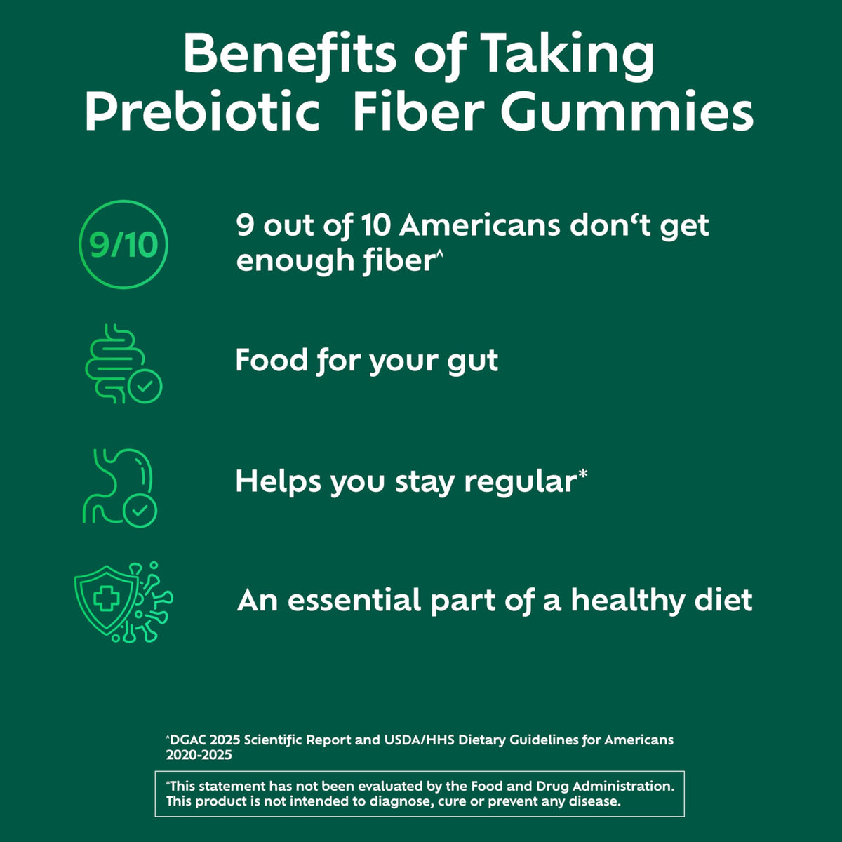 Benefiber Prebiotic GLP-1 Friendly Fiber Supplement Gummies for Digestive Health, Assorted Fruit Flavor - 81 Count